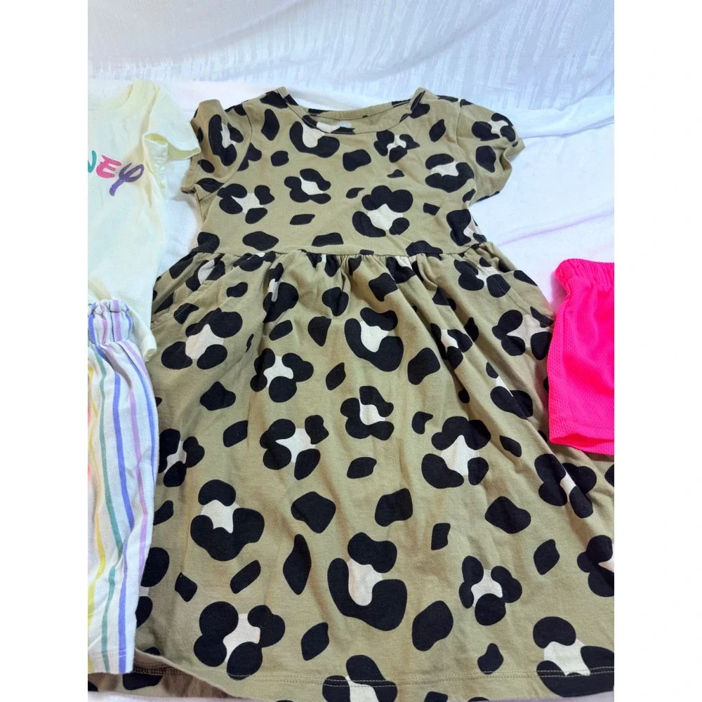 Girls 4T 5T Bundle Disney Wonder Nation Cat & Jack Angel Face Dress Skirt Shorts